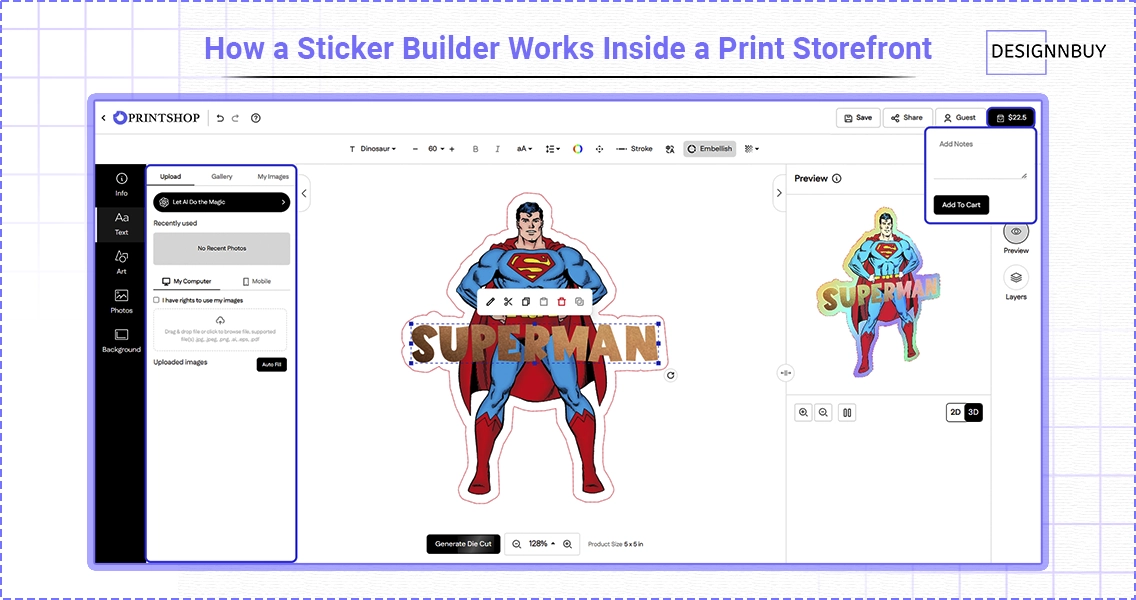 How A Sticker Builder Works Inside A Print Storefront