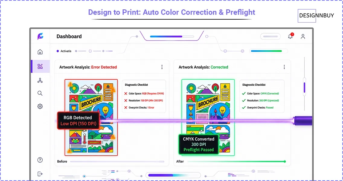 Getting From A Beautiful Design To A Printable One Auto Color Corrections And Preflight