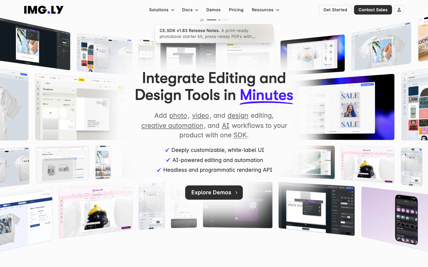 Imgly Creativeeditor Sdk Homepage