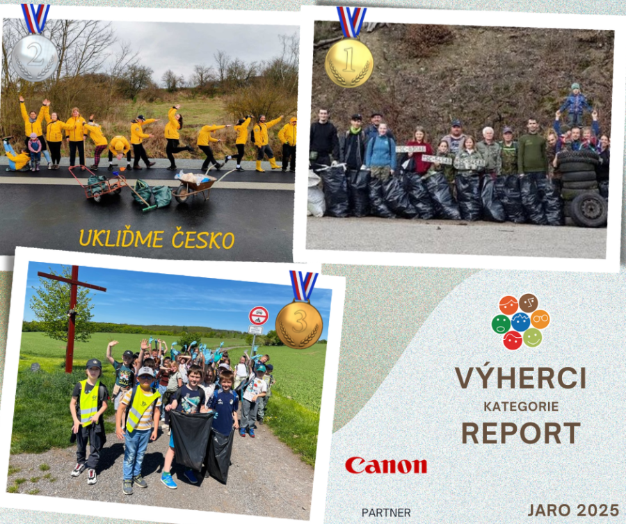 Ukliďme Česko - fotosoutěž report jaro výherci Ukliďme Česko - fotosoutěž report jaro výherci