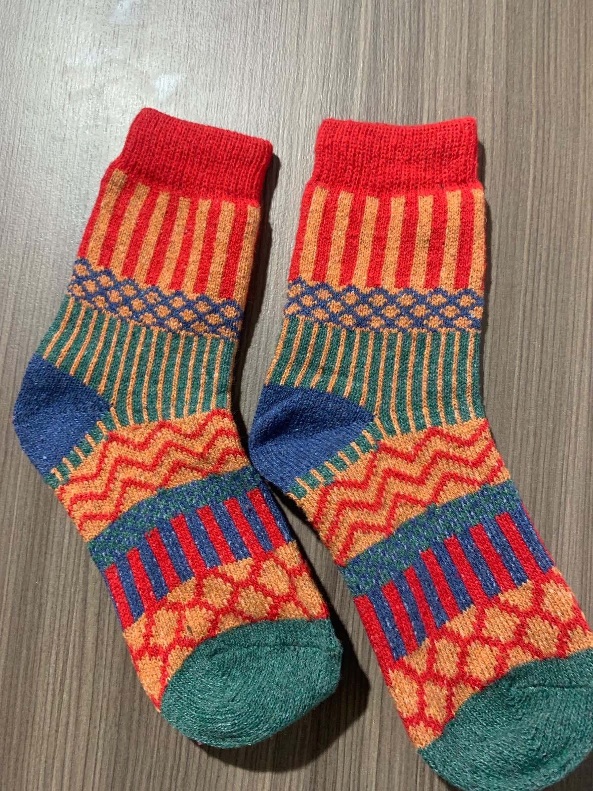 Colour palette socks
