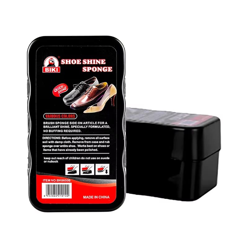 BIKI Instant Shoe Shine Sponge - Quick Leather Bright Luxury Hotel Supply by BIKI