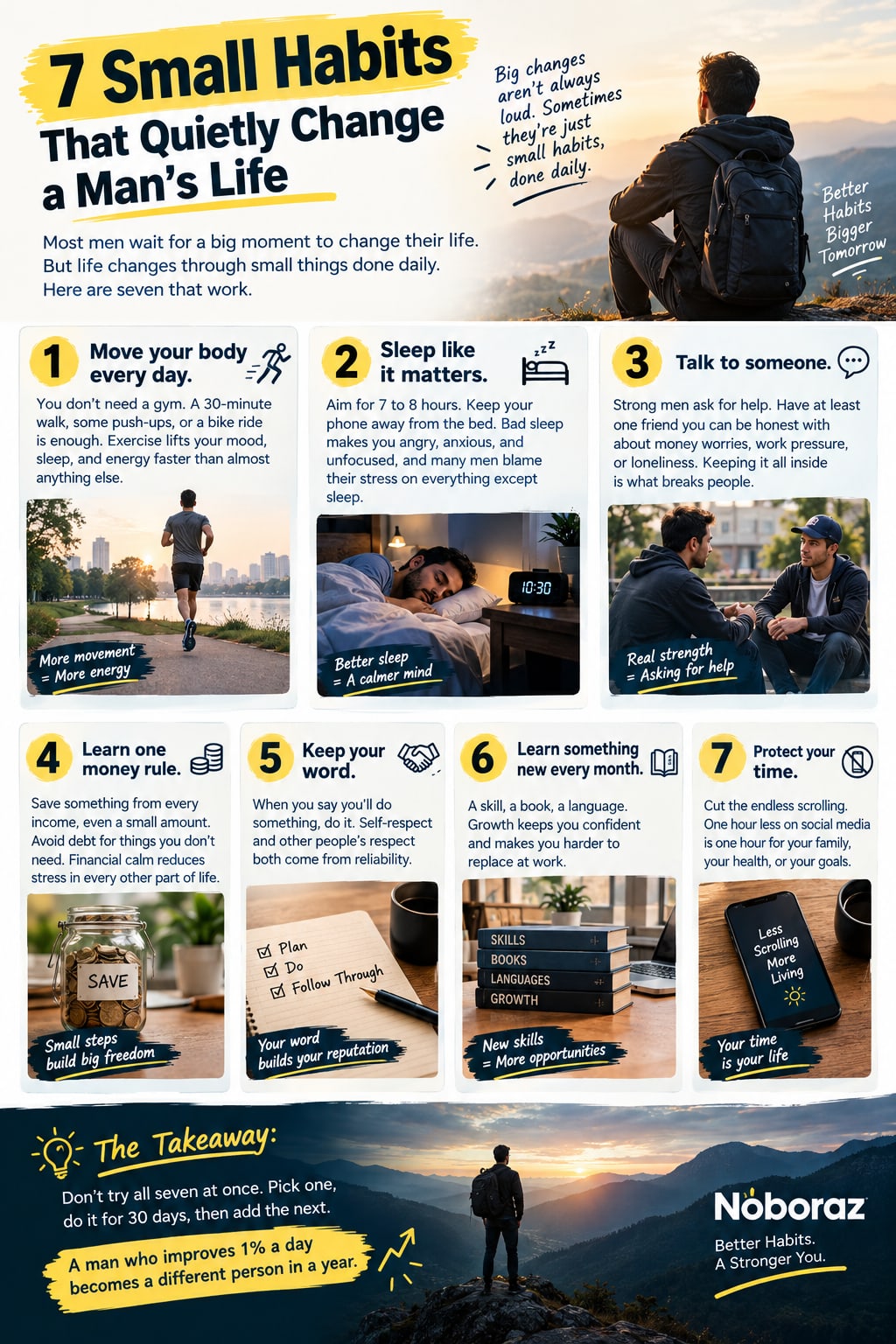7 Small Habits That Quietly Change a Man's Life