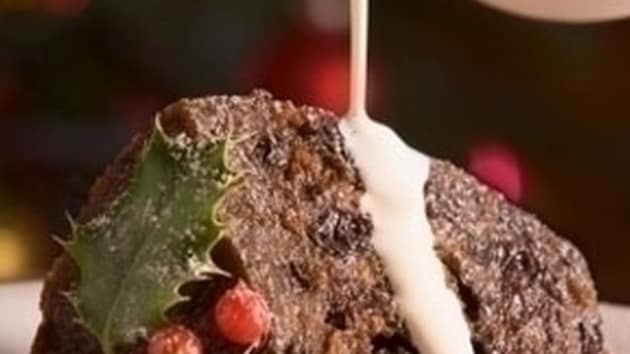traditional christmas plum pudding good food channel christmas plum pudding