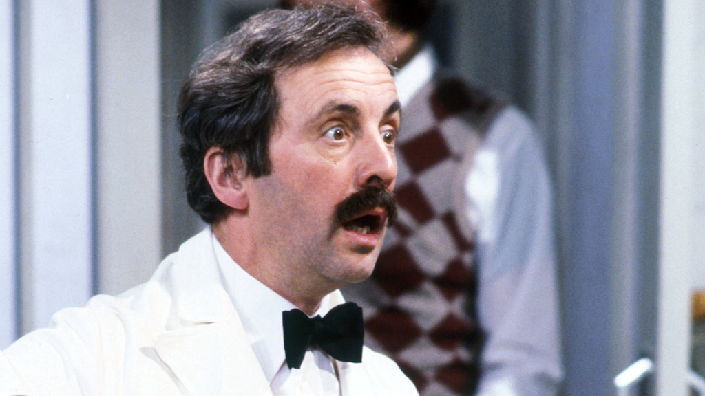 fawlty towers andrew sachs favourite moment fawlty a fools gold christmas