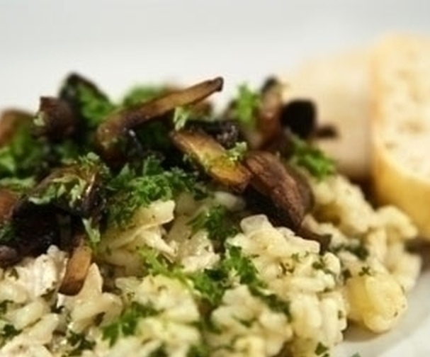 Mushroom risotto | Good Food Channel