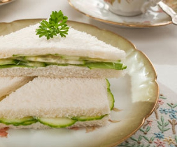 Cucumber sandwiches with mint chutney Good Food Channel