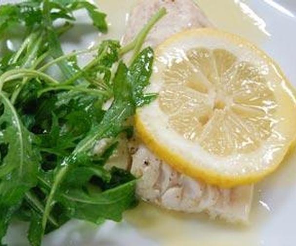 Sea bass in a lemon and basil sauce Good Food Channel
