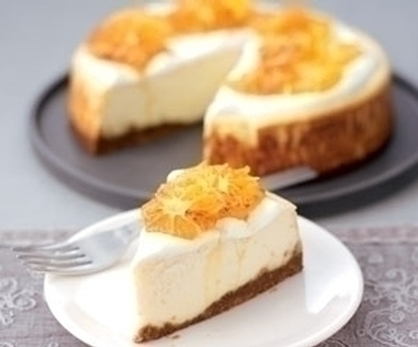Lime cheesecake with caramelised satsumas Good Food Channel