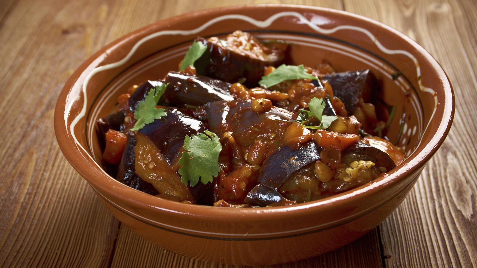 Aubergine caponata Good Food Channel