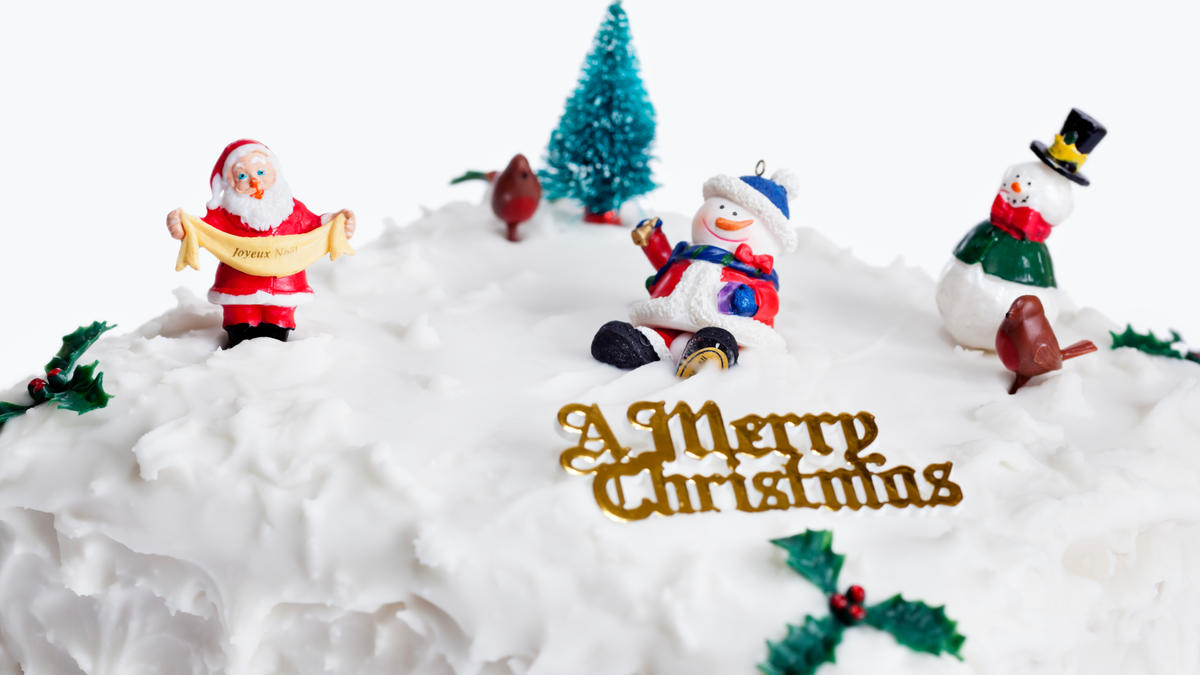 Chocolate Christmas cake Good Food Channel