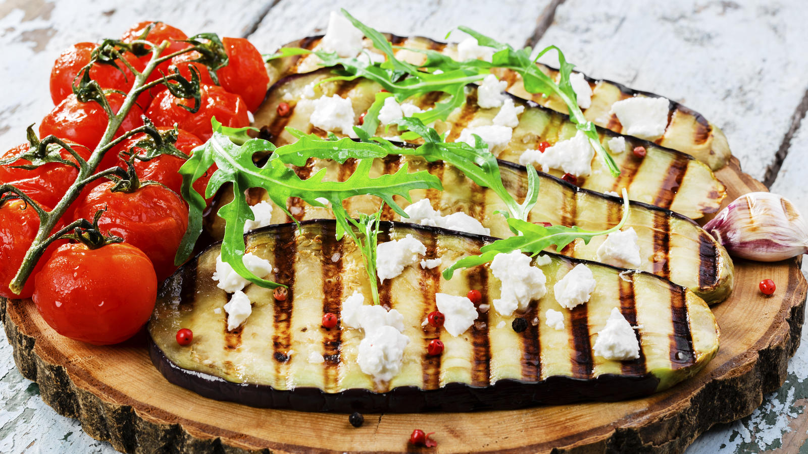 Aubergine, feta and mint salad Good Food Channel