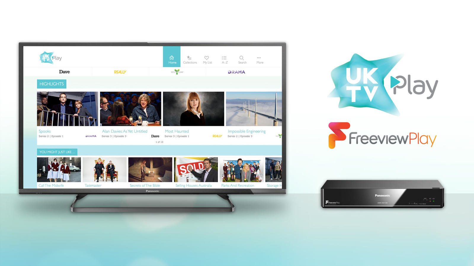 UKTV Play expands reach with Freeview Play launch News UKTV Corporate Site