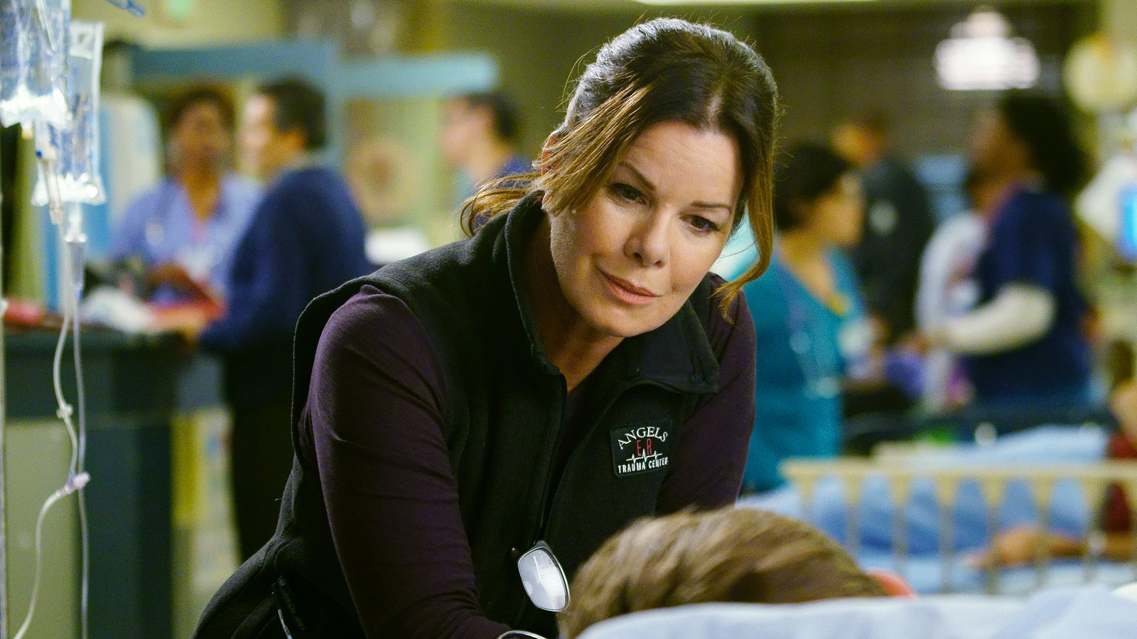 why is marcia gay harden leaving code black