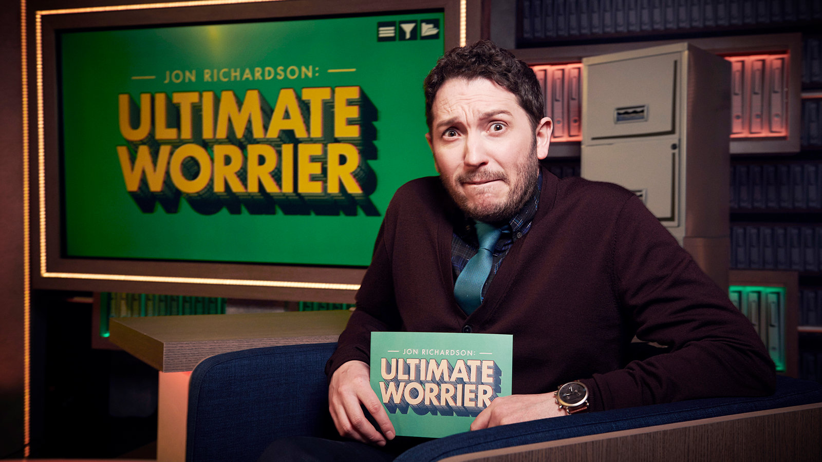 Second series of Jon Richardson: Ultimate Worrier gives Jon one less thing to worry about | News | UKTV Corporate Site Second series of Jon Richardson: Ultimate Worrier gives Jon one less thing to worry about | News | UKTV Corporate Site