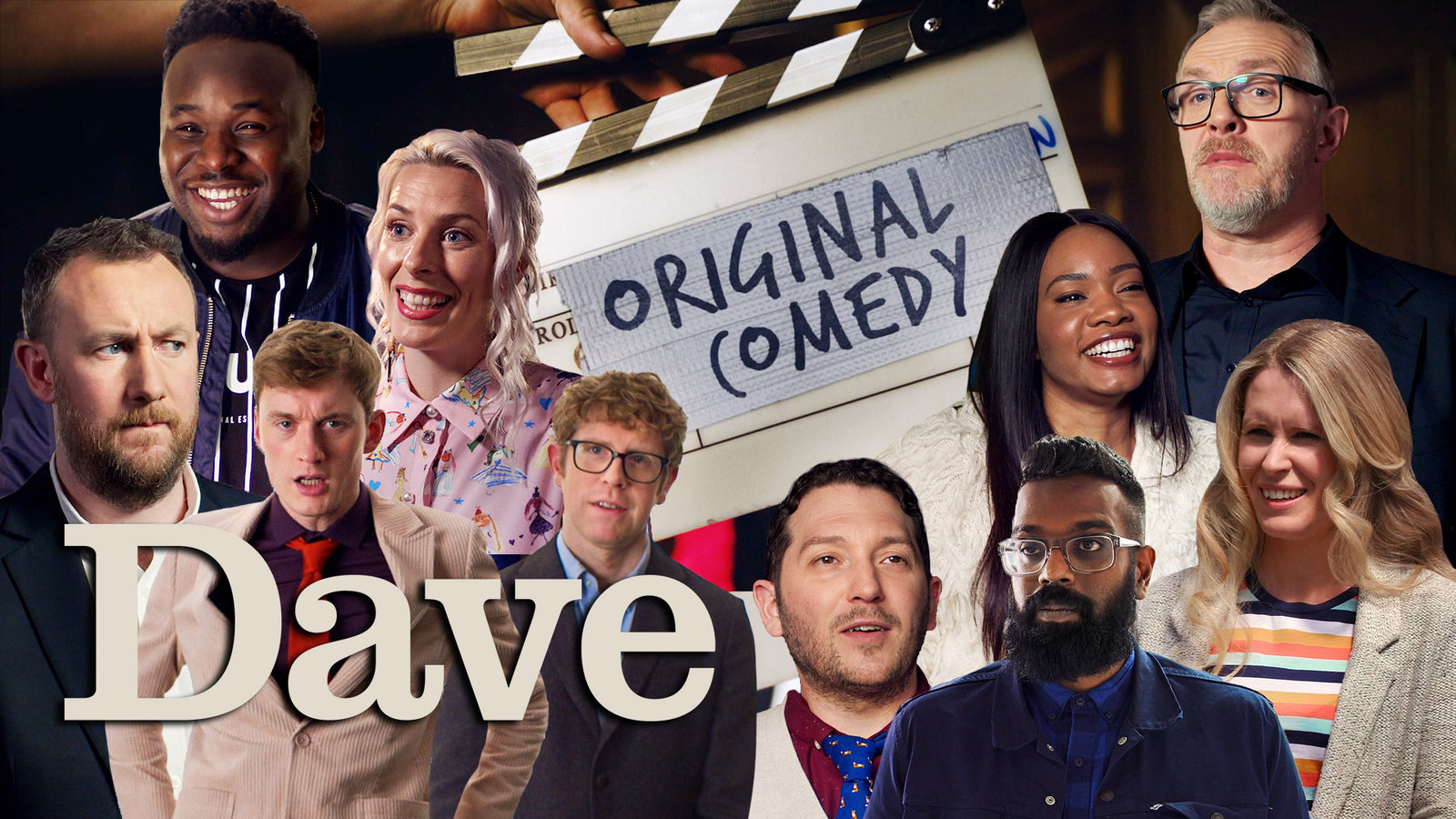 Dave dives behind the scenes with its famous comedy faces in new UKTV