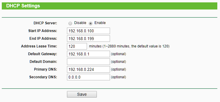 Archer C7 V2 DNS Settings for Pi-hole