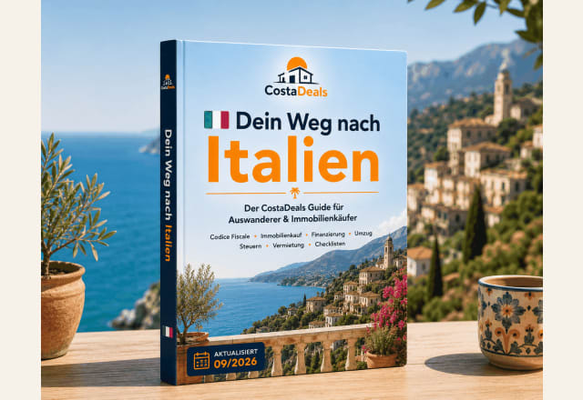 Der CostaDeals-Guide „Dein Weg nach Italien“ als gebundenes Buch