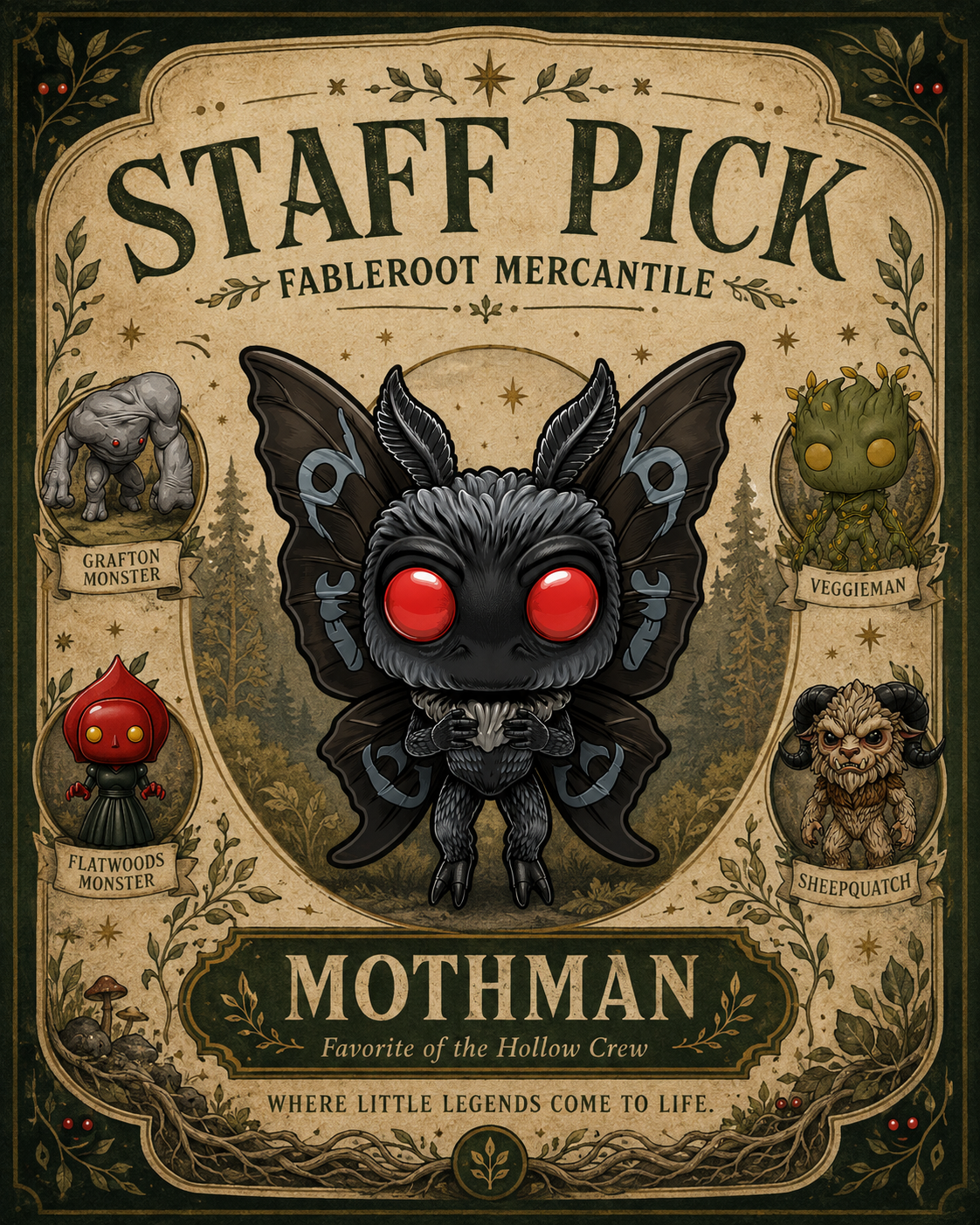Mothman staff pick poster