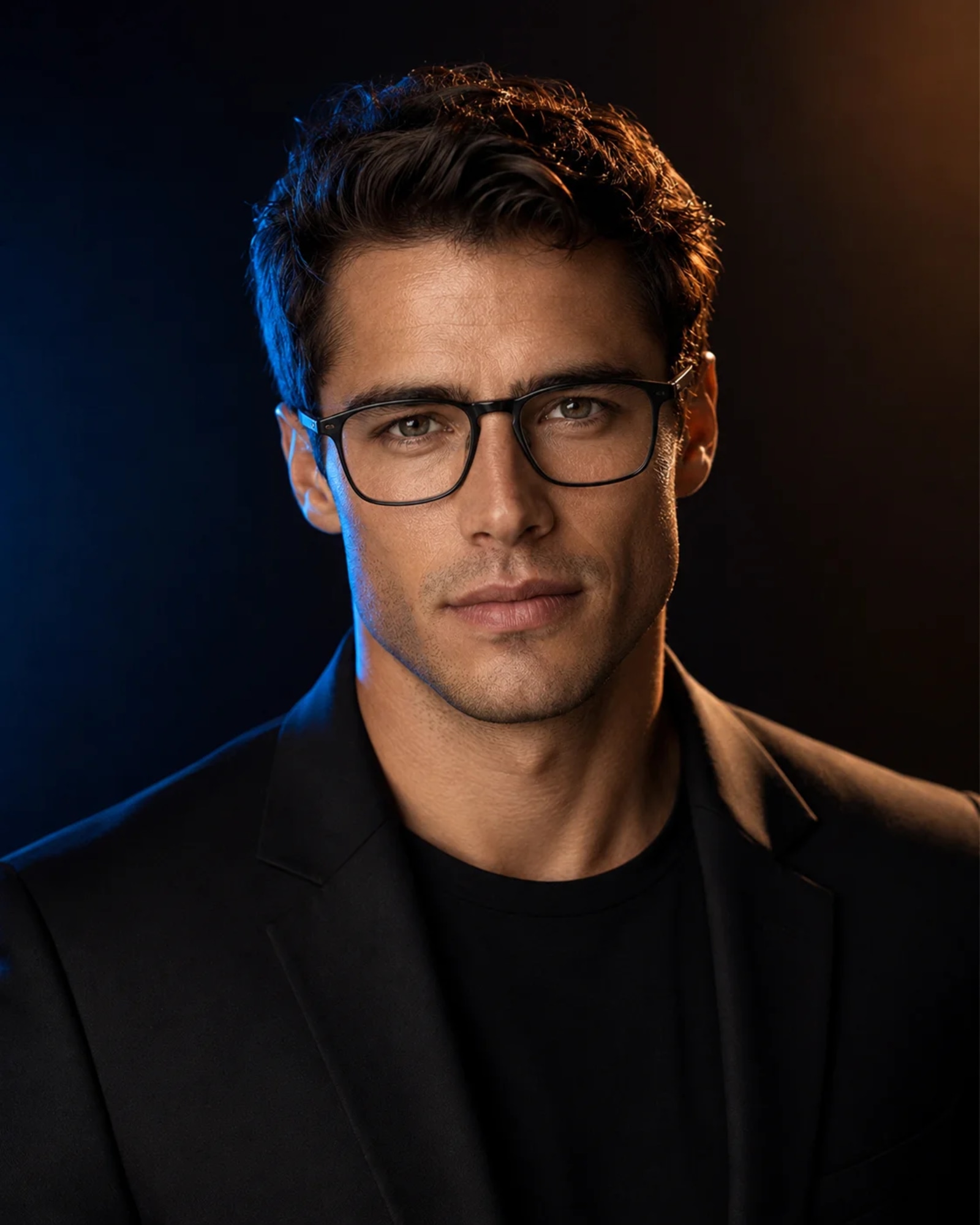 Cinematic Luxury Studio Portrait Prompt for Men