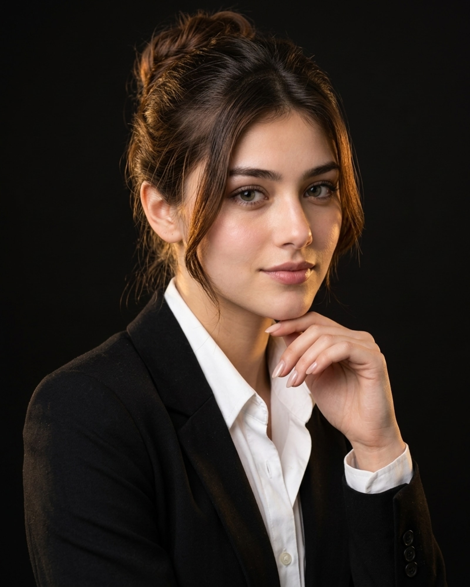 Executive Portrait Prompt with Dramatic Studio Lighting
