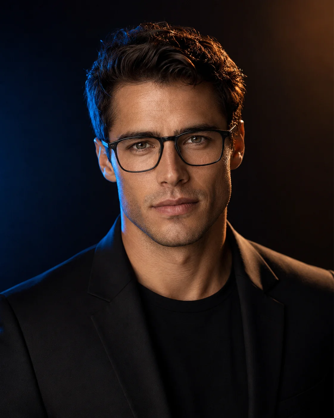 Cinematic Luxury Studio Portrait Prompt for Men