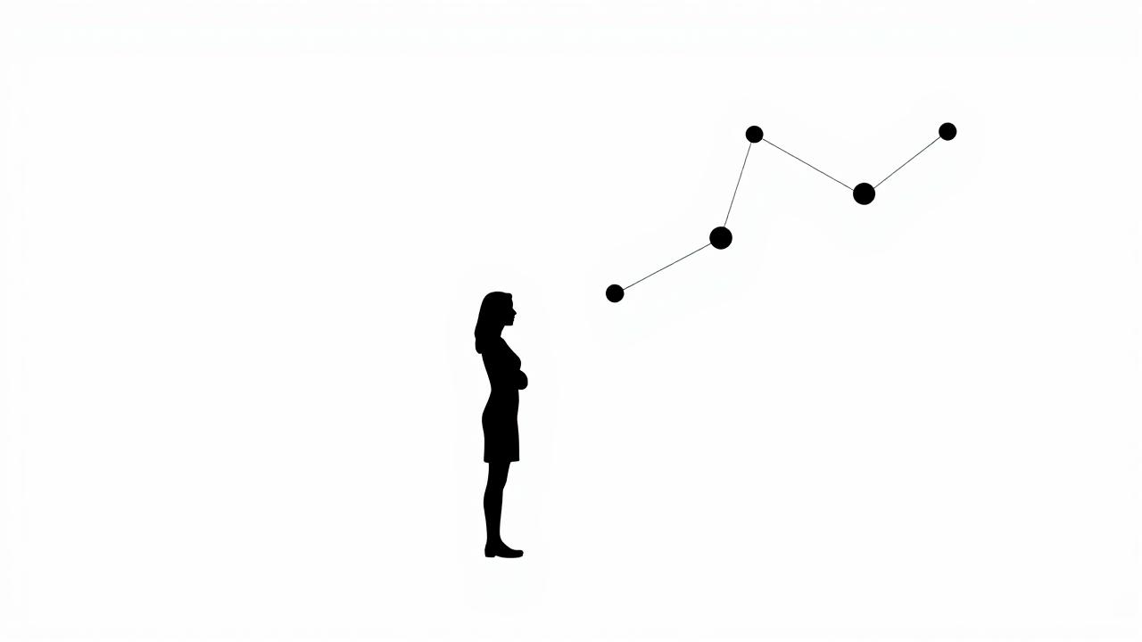 Mujer verificando transparencia de servicios de borrado de datos antes de contratar