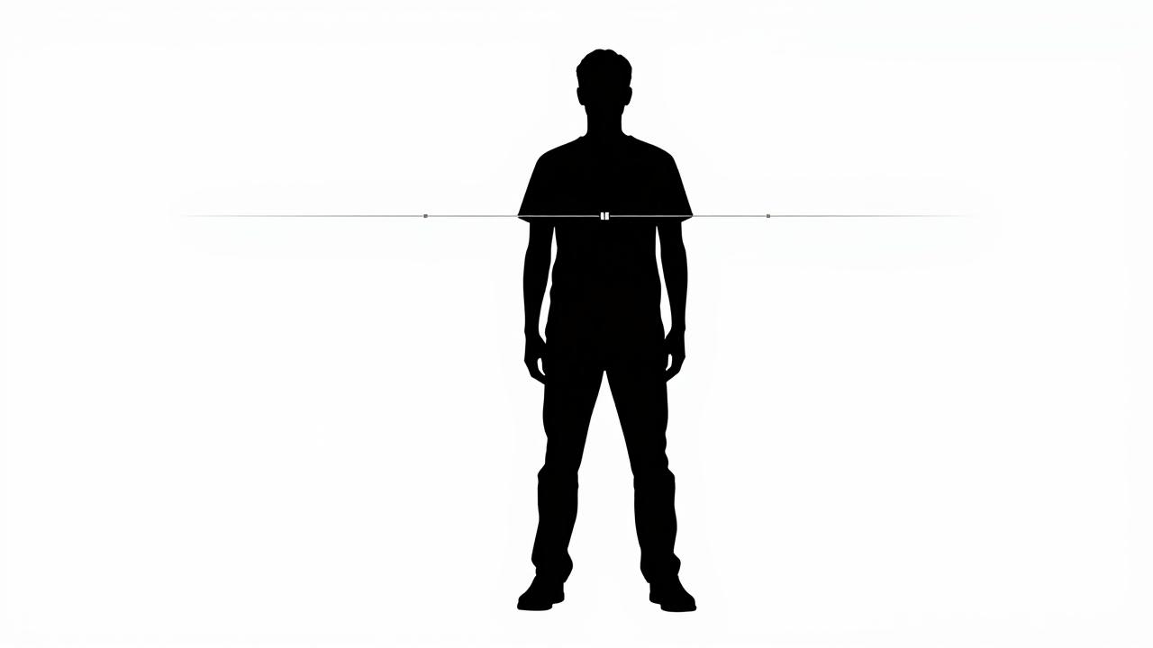 Silueta negra sobre fondo blanco representando radiografía pública con datos dispersos alrededor de figura humana