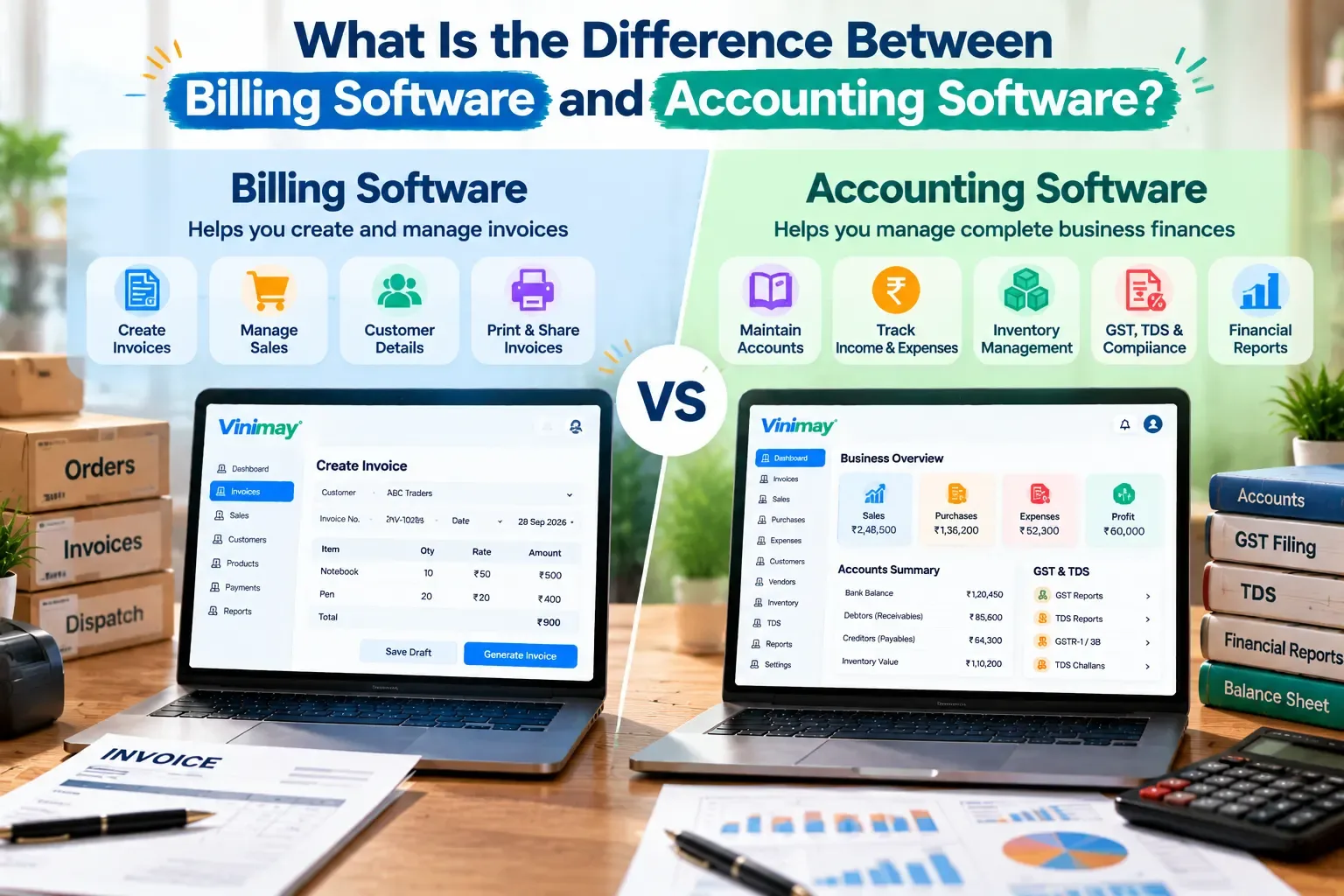 Difference Between Billing Software