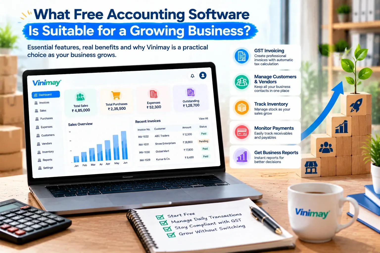 What Free Accounting Software Is Suitable for a Growing Business?