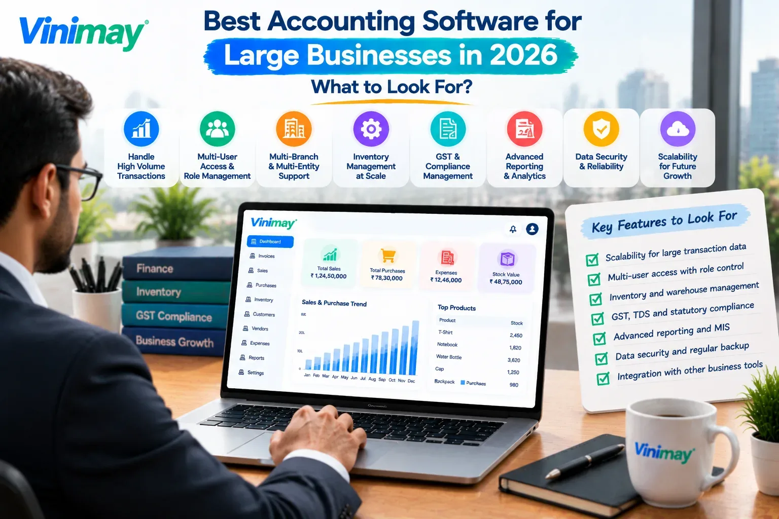 Best Accounting Software for Large Businesses in 2026 (What to Look For)