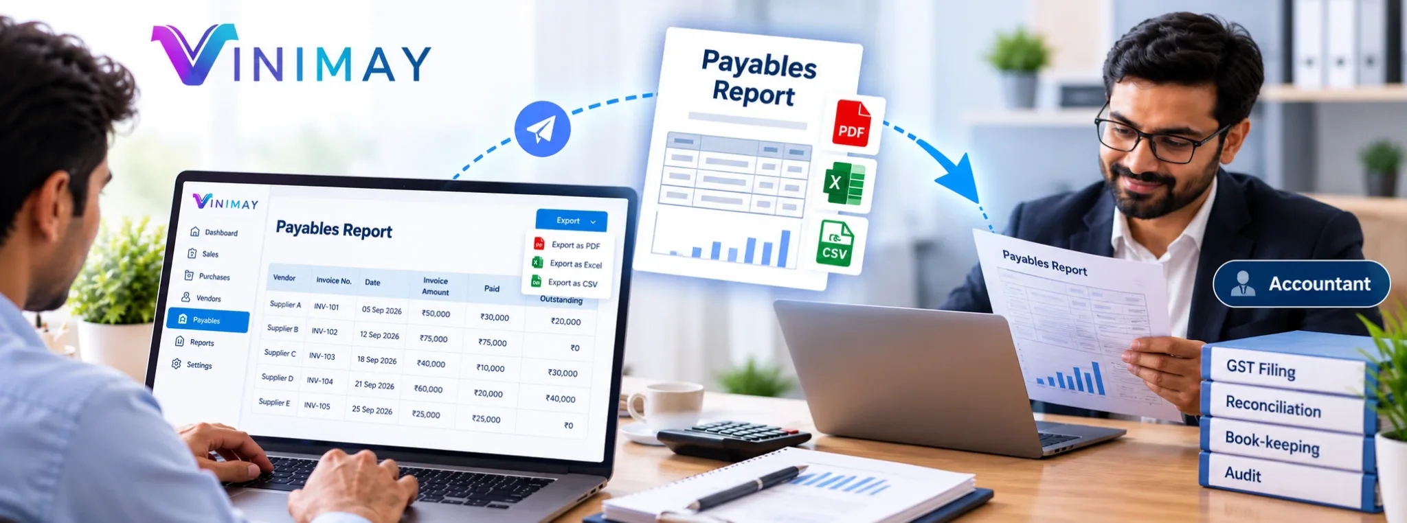 Can You Send a Payables Report Directly to Your Accountant?