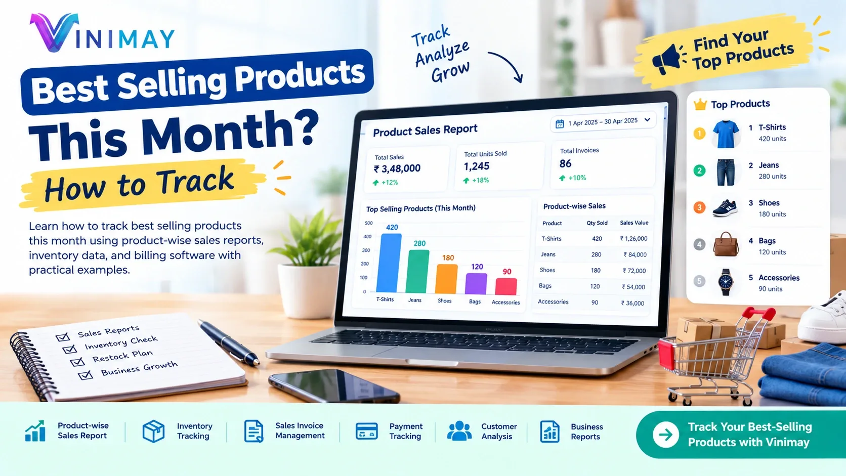 How Can I Track Which Products Are Selling the Most This Month?