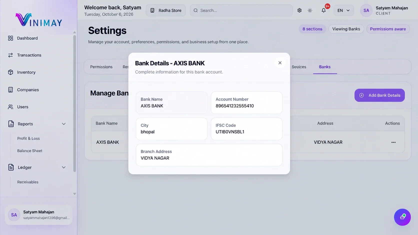 Bank-Add