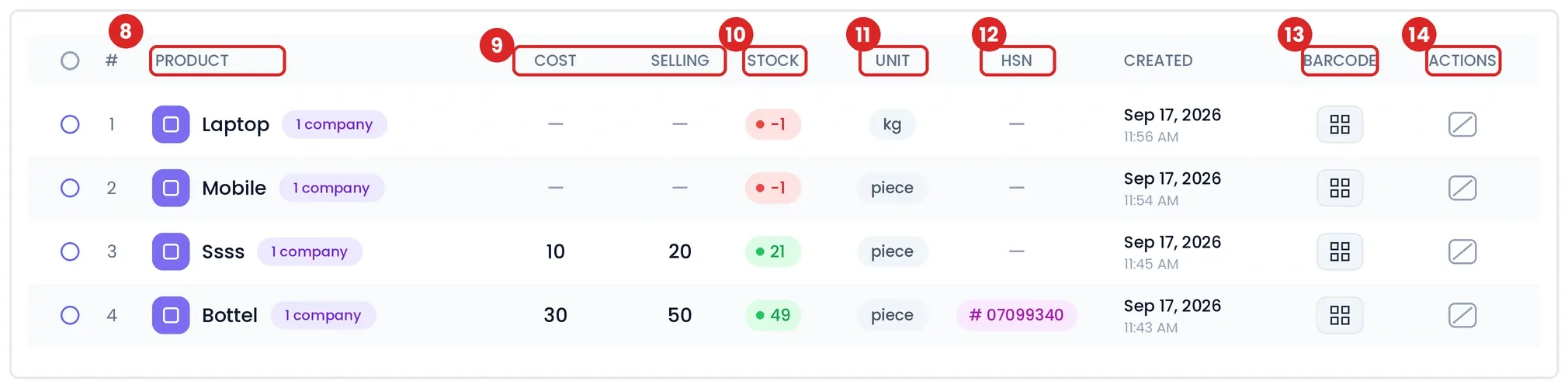 vinimay-inventory-product-table-clear