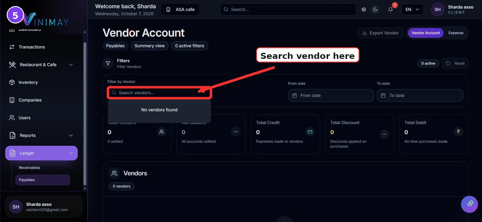 Payables_Search_Vendor