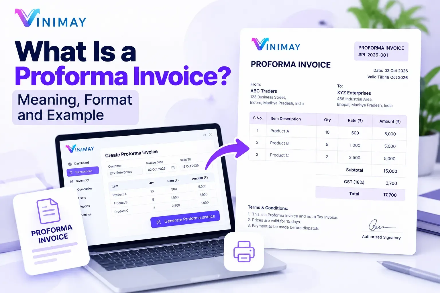 What Is a Proforma Invoice? Meaning, Format and Example