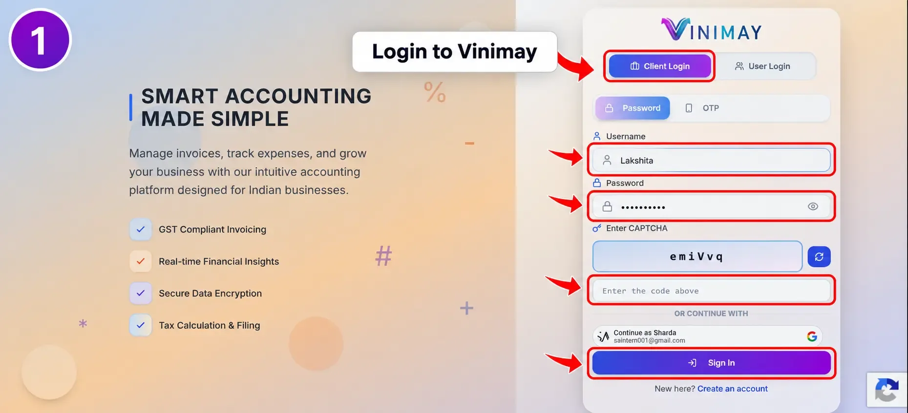 Vinimay Login Tutorial Guide