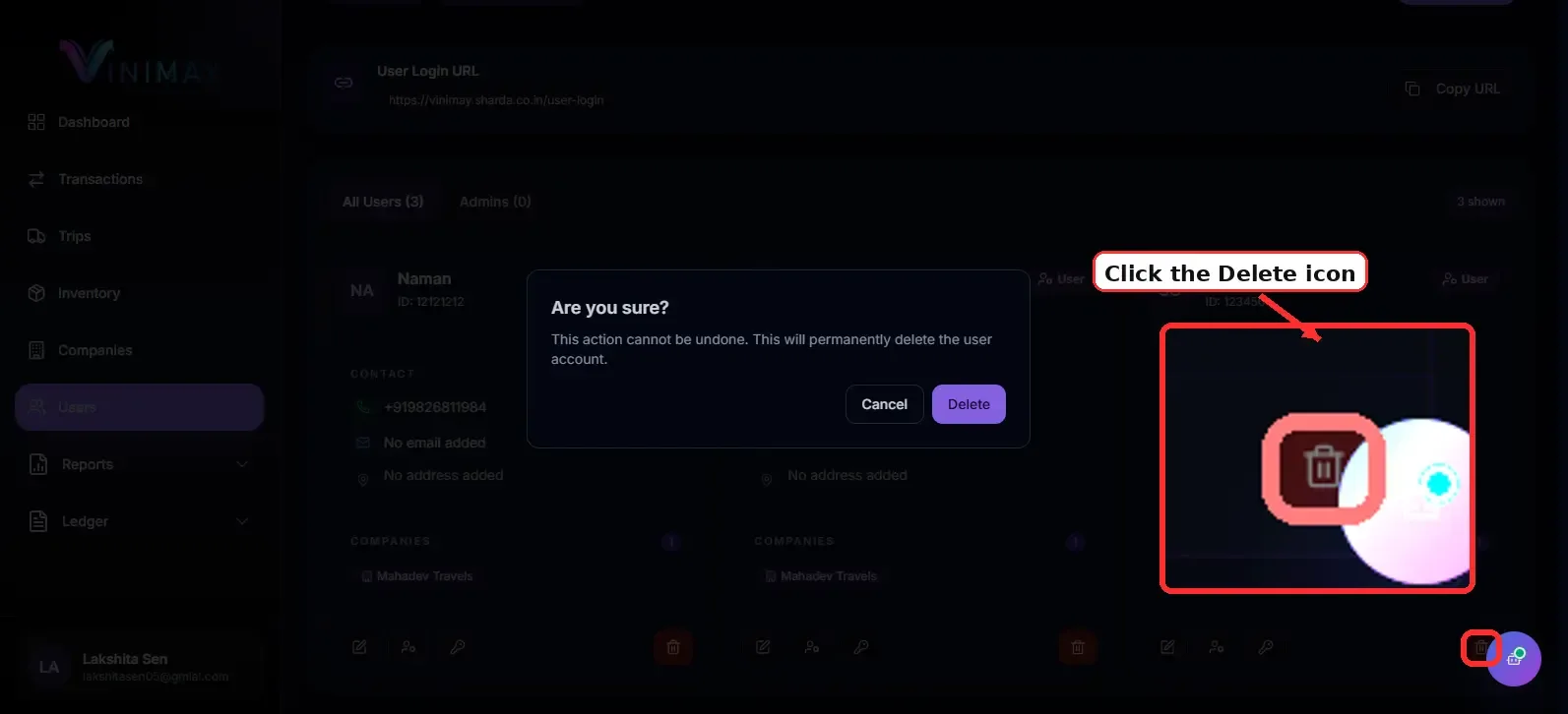 Remove_User_Click_Delete_Icon_Clear