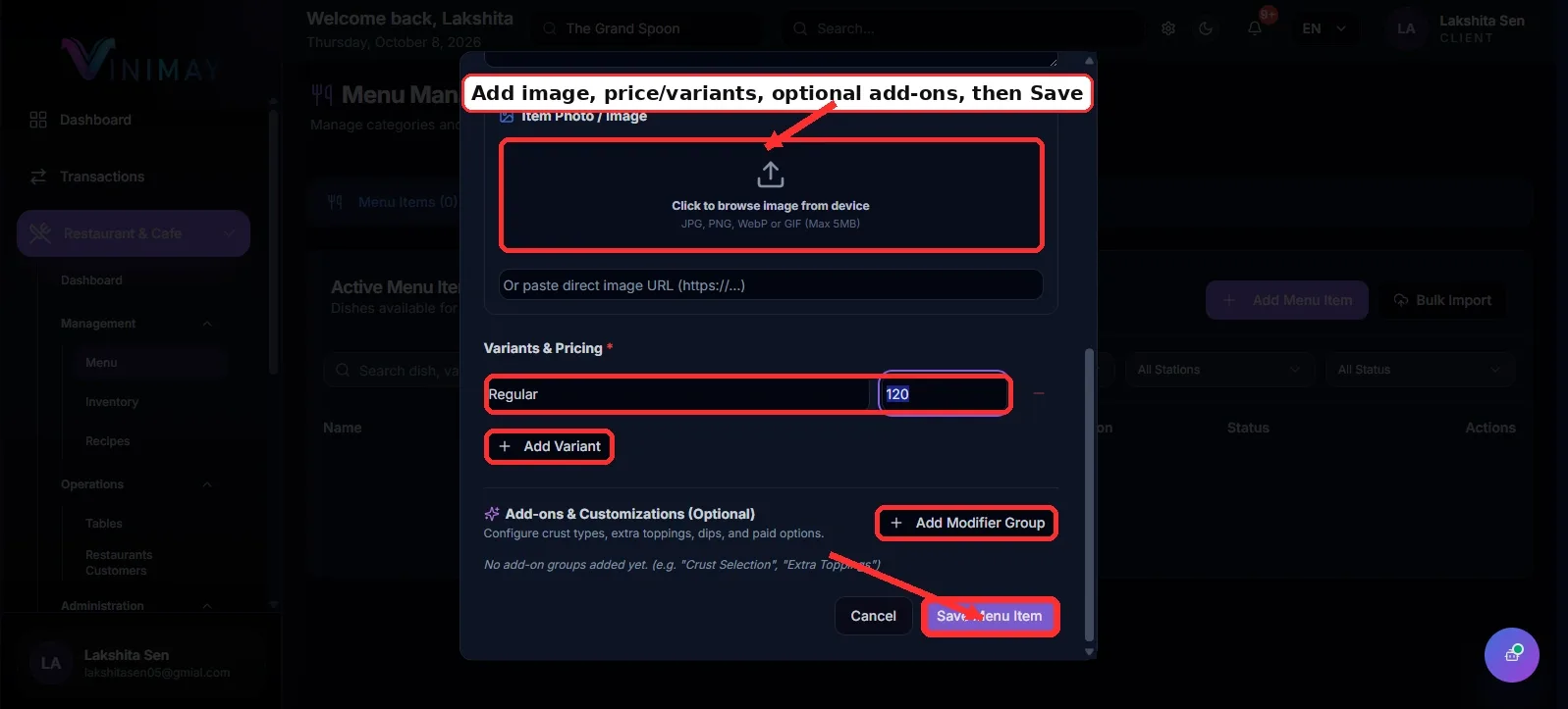 Menu_Item_5_Pricing_Save_Clear