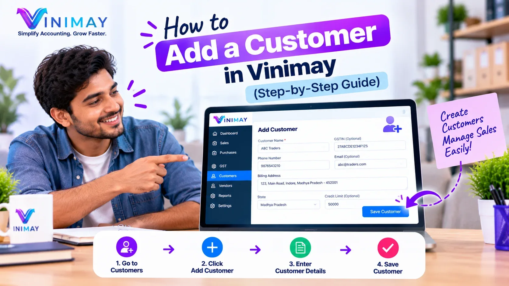  How to Add a Customer in Vinimay (Step-by-Step Guide)
