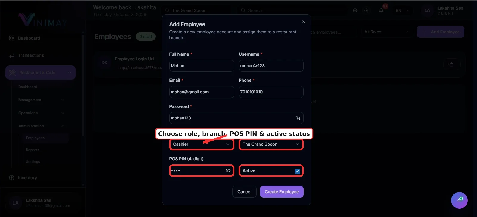 Restaurant_Employees_4_Assign_Role_Access_Clear