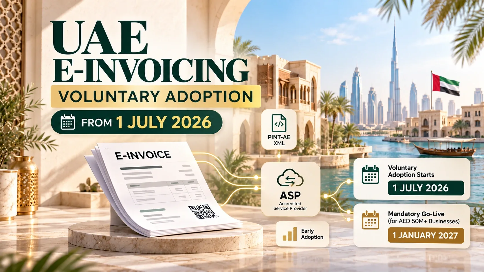 UAE E-Invoicing Voluntary Adoption 2026
