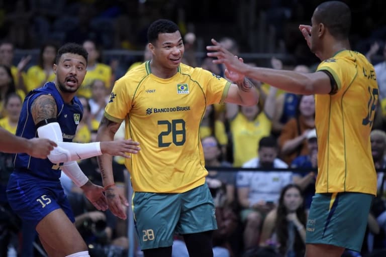Vôlei masculino vence Argentina e garante vaga em Los Angeles 2028