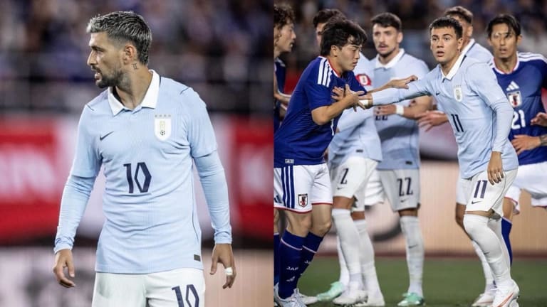 Uruguai de Forlán estreia com derrota para o Japão; Arrascaeta joga parte do 2º tempo