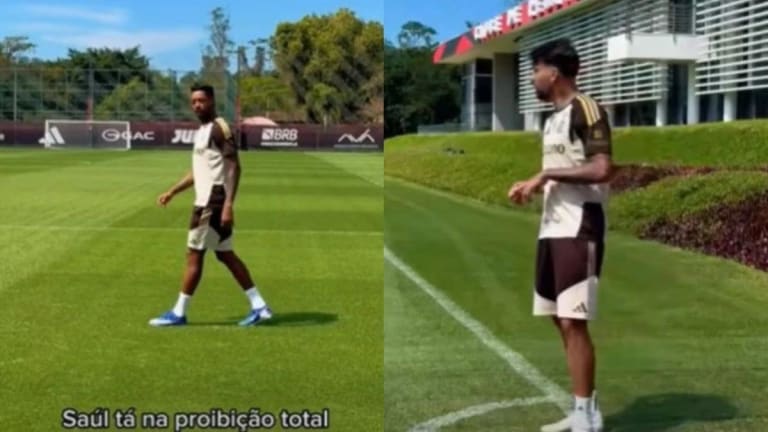 Elenco do Flamengo brinca e pede banimento de Saúl após música proibidão no Instagram