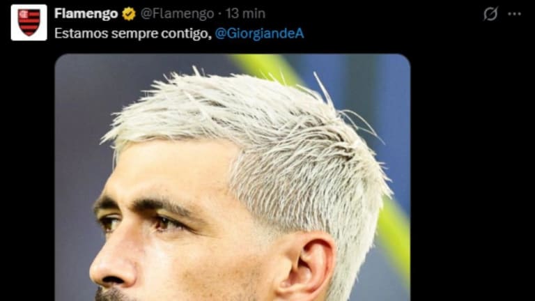 Flamengo presta apoio a Arrascaeta após confirmação de cirurgia no punho