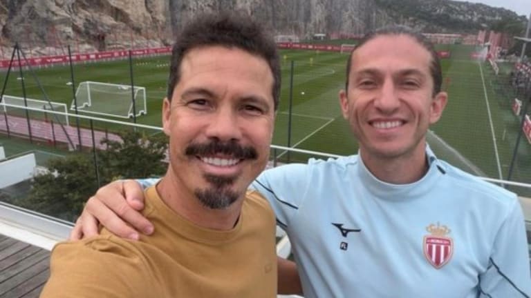 Hernanes realiza estágio com Filipe Luís no Monaco para formação como treinador