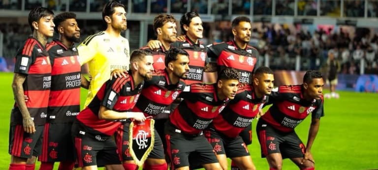 Flamengo empata com o Santos fora de casa e mantém liderança no Brasileirão