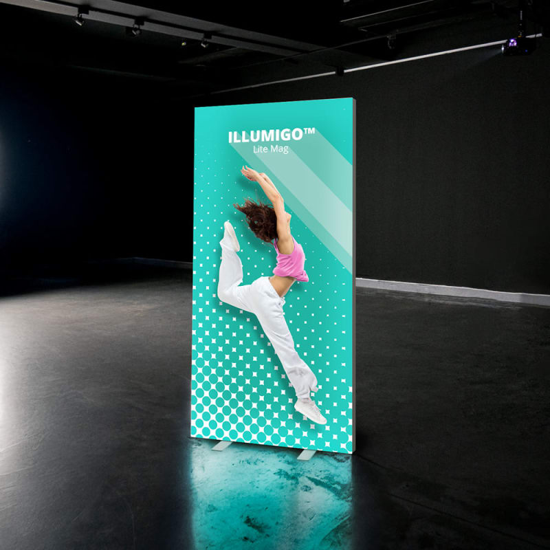 Ultima Displays. Illumigo Lite Mag Illuminated Magnetic Lightbox